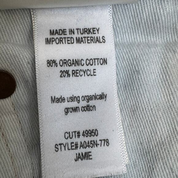 Agolde Jaime Distressed High Rise Denim Jeans Size 27 - Picture 8 of 13